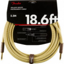 Cable FENDER Jack Jack 5.5 Mt Deluxe Tweed
