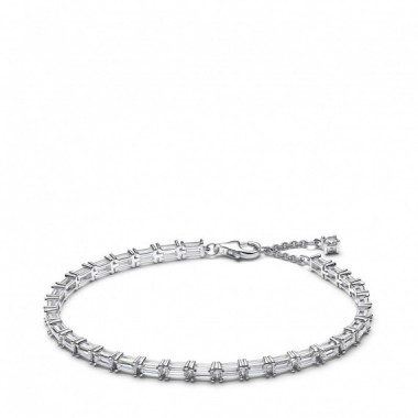 PANDORA Pulsera con Gemas Transparentes 595081C01