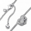 Collar Corazón Infinito Brillante 392666C01
