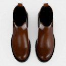 Botines Chelsea de piel con tacos