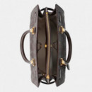 BOLSO  Satchel  logo en relieve