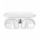 Auriculares TWS XO X25 Conducción de Aire con Pantalla Digital Blancos
