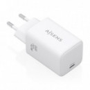 Cargador AISENS GaN 70W 1xUSB-C PD3.2 QC4.0 Blanco (ASCH-70W1P088-W)