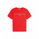 TOMMY HILFIGER - REG CORP LOGO C-NK SS - XNF - F|WW0WW40276/XNF