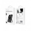 DEVIA Bateria Externa Portatil 10000MAH Magnetica 22.5W con Soporte Gris J08