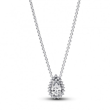 PANDORA Collar Halo Brillante Corte Pera 392832C01-45