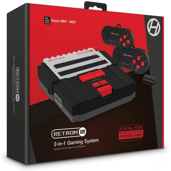 Consola Retron 2 + Mandos (snes/nes)  SHINE STAR S.A