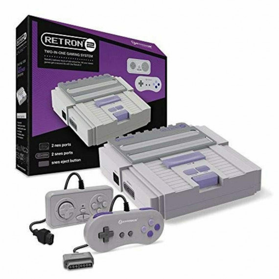 Consola Retron 2 + Mandos (snes/nes)  SHINE STAR S.A