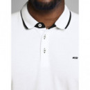 JACK &amp; JONES Jjepaulos Polo Ss Noos Plus Tamanho