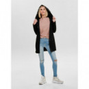 Abrigo con Capucha Drapeada de ONLY