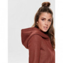 Abrigo con Capucha Drapeada de ONLY