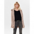 Abrigo con Capucha Drapeada de ONLY