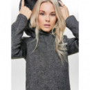 Abrigo con Capucha Drapeada de ONLY