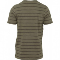 T-shirt JACK &amp; JONES Jprben Stripe Blu. Pescoço fendido
