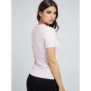 GUESS Camiseta de Corte Holgado, Logo Triángulo Clásico