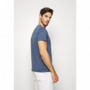 TOMMY HILFIGER Camiseta de Algodón Orgánico Front Logo