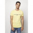 TOMMY HILFIGER Camiseta de Algodón Orgánico Front Logo