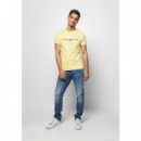 TOMMY HILFIGER Camiseta de Algodón Orgánico Front Logo