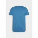 TOMMY HILFIGER Camiseta de Algodón Orgánico Front Logo