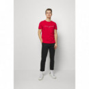 TOMMY HILFIGER Camiseta de Algodón Orgánico Front Logo