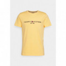 TOMMY HILFIGER Camiseta de Algodón Orgánico Front Logo