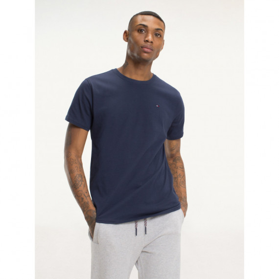 Tommy Jeans Camiseta de Manga Corta de Corte Regular y Cuello Redondo  TOMMY HILFIGER