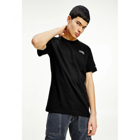 Tommy Jeans Camiseta de Algodón Orgánico con Logo Pequeño  TOMMY HILFIGER