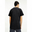 Tommy Jeans Camiseta de Algodón Orgánico con Logo Pequeño  TOMMY HILFIGER