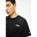 Tommy Jeans Camiseta de Algodón Orgánico con Logo Pequeño  TOMMY HILFIGER