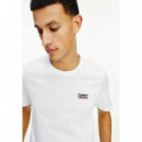 Tommy Jeans Camiseta de Algodón Orgánico con Logo Pequeño  TOMMY HILFIGER