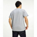 Tommy Jeans Camiseta de Algodón Orgánico con Logo Pequeño  TOMMY HILFIGER