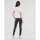 GUESS Camiseta de Manga Corta y Logo Icon