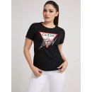 GUESS Camiseta de Manga Corta y Logo Icon
