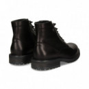 Botin Liso Cordon/cremallera Negro  AEROPLANE