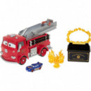 Super camion de pompiers rouge CARS