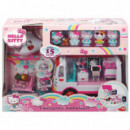 Hello Kitty- Playset Helicoptero con Ambulancia y Figuras  SIMBA TOYS