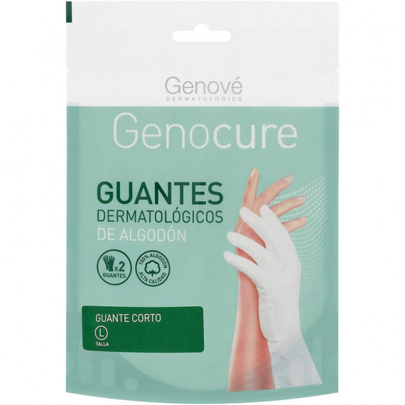 Genové Guantes Dermatológicos de Algodón Talla L  GENOVE
