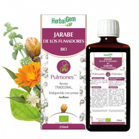 HERBALGEM Jarabe de los Fumadores 250ML