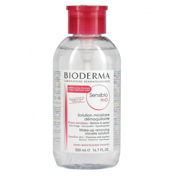 BIODERMA Sensibio H2O Agua Micelar Desmaquillante 500ML