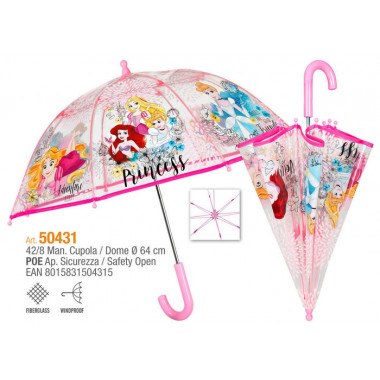 Paraguas Ni&ntilde;a 42/8 Manual Poe Princesa  DISNEY