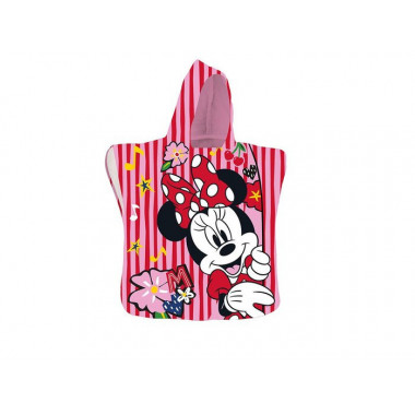 Poncho Toalla Playa Infantil Minnie con Flores  DISNEY