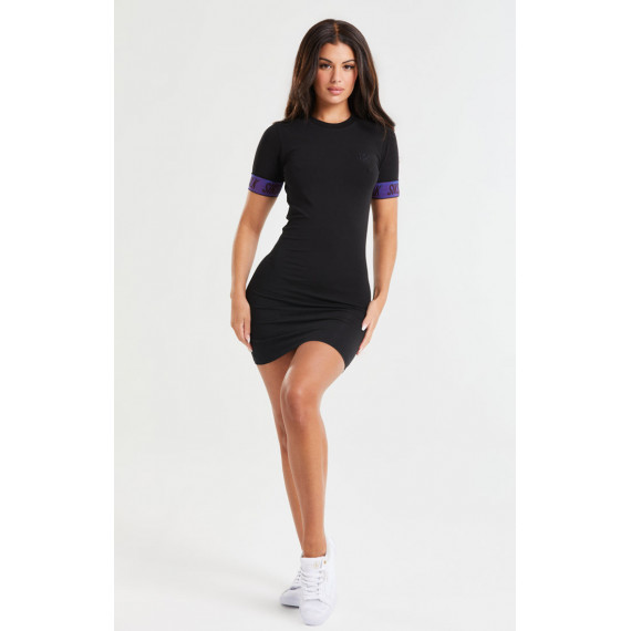 SIKSILK Vestido Bodycon Iridescent de Corte Ajustado
