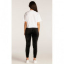 SIKSILK Camiseta de Manga Corta con Logotipo Bordado