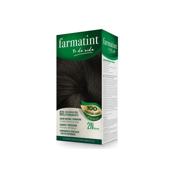 FARMATINT Coloración Permanente Gel Tinte Capilar 2N Moreno