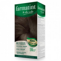 FARMATINT Coloración Permanente Gel Tinte Capilar 5N Castaño