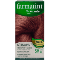 FARMATINT Coloración Permanente Gel Tinte Capilar 5M Castaño Claro Caoba