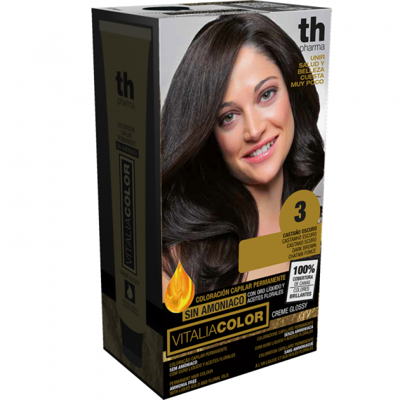 Th Pharma V-color Tinte Eco Nº 3 Castaño Oscuro  TH-PHARMA