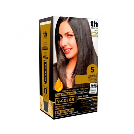 Th Pharma V-color Tinte Nº 5 Castaño Claro  TH-PHARMA