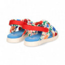Sandalia Cruzada Print Multicolor  CAMPER
