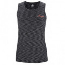 Camiseta Jhayber DS3189 Black Melange  JHAYBER PADEL